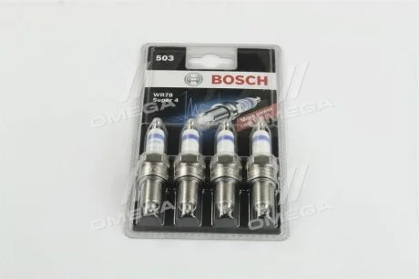Свеча зажигания (к-т 4 шт) BOSCH 0242232803
