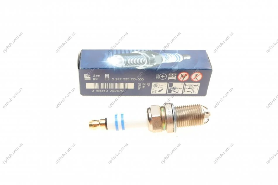 Свічка запалювання FGR7KQE0 | FGR7KQE0 NI-Y SUPER (УПАКОВКА ПО 10 ШТ.) BOSCH 0 242 235 715 (фото 1)