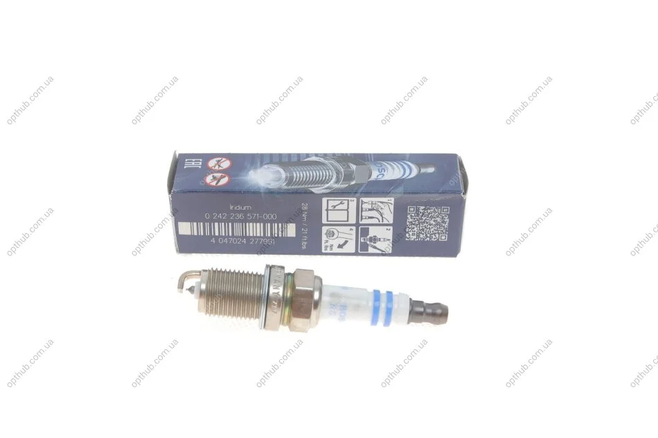 Свеча зажигания FR7KI332S IRIDIUM (FIAT,OPEL,NISSAN) (пр-во) BOSCH 0 242 236 571 (фото 1)