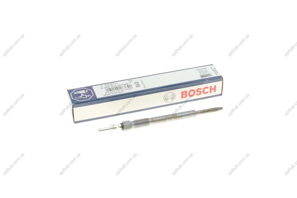 Свічка розжарювання GLP016 OPEL CORSA, FIAT PUNTO 1.3 03-11 (вир-во) BOSCH 0 250 203 002 (фото 1)