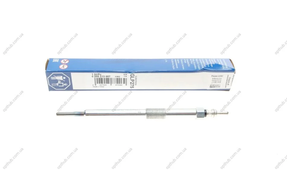 Свічка розжарювання GLP275 SSANGYONG 2.0-2.7 XDI 05- (вир-во) C.I.U BOSCH 0 250 213 007 (фото 1)