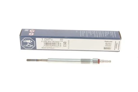 Свеча накаливания GLP093 VAG 2.0 TDI 03-08 (пр-во) BOSCH 0 250 403 002
