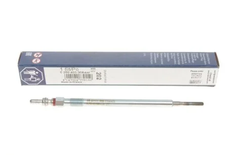 Свеча накаливания GLP202 MB A, B, E-KLASSE 04-12 (пр-во) BOSCH 0 250 403 008