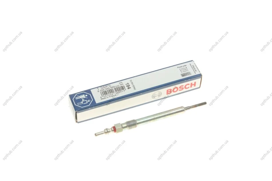 Свічка розжарювання GLP194 VAG T5, GOLF VI 1.6-2.0 TDI 08- (вир-во) BOSCH 0 250 403 009 (фото 1)
