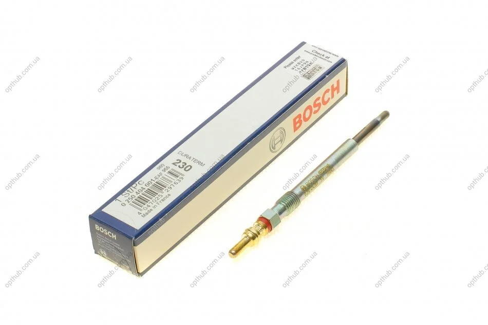 Свічка розжарювання GLP230 FORD KUGA, FOCUS, PSA 1.6 09- (вир-во) BOSCH 0 250 404 001 (фото 1)