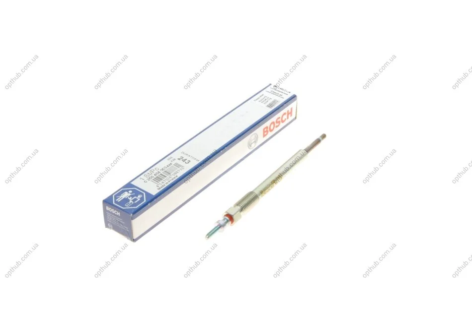 Свічка розжарювання GLP243 HYUNDAI SANTA FE II, IX35 2.0-2.2 CRDI 09- (вир-во) C.I.U BOSCH 0 250 404 003 (фото 1)