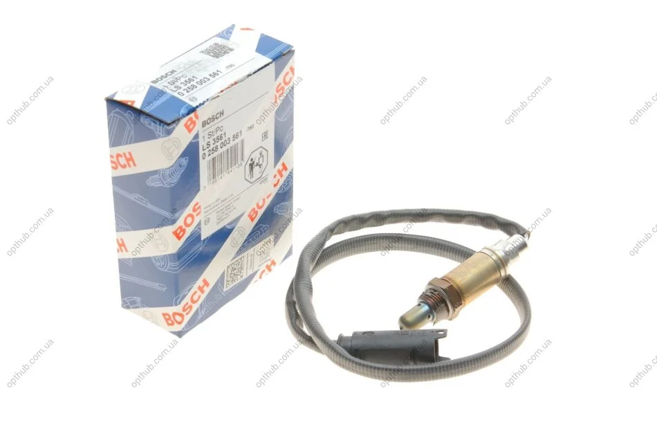 Лямбда зонд BMW 3 (E46/E36)/7 (E38)/X5 (E53) M43/M52/M54/M43/M44/M73/M62 0 258 003 561 UA63 BOSCH 0258003561 (фото 1)