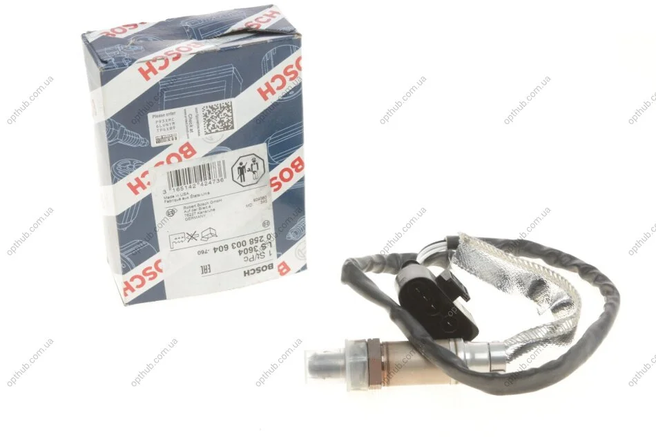 Лямбда зонд VW Golf III/IV/Passat B3/B4 1.6 94-02 UA63 BOSCH 0 258 003 604 (фото 1)