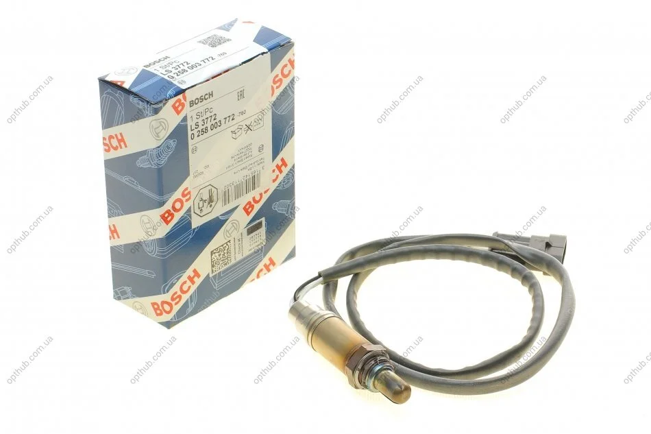 Лямбда зонд Fiat Punto/Panda 0.9-1.4 93-04 UA63 BOSCH 0 258 003 772 (фото 1)