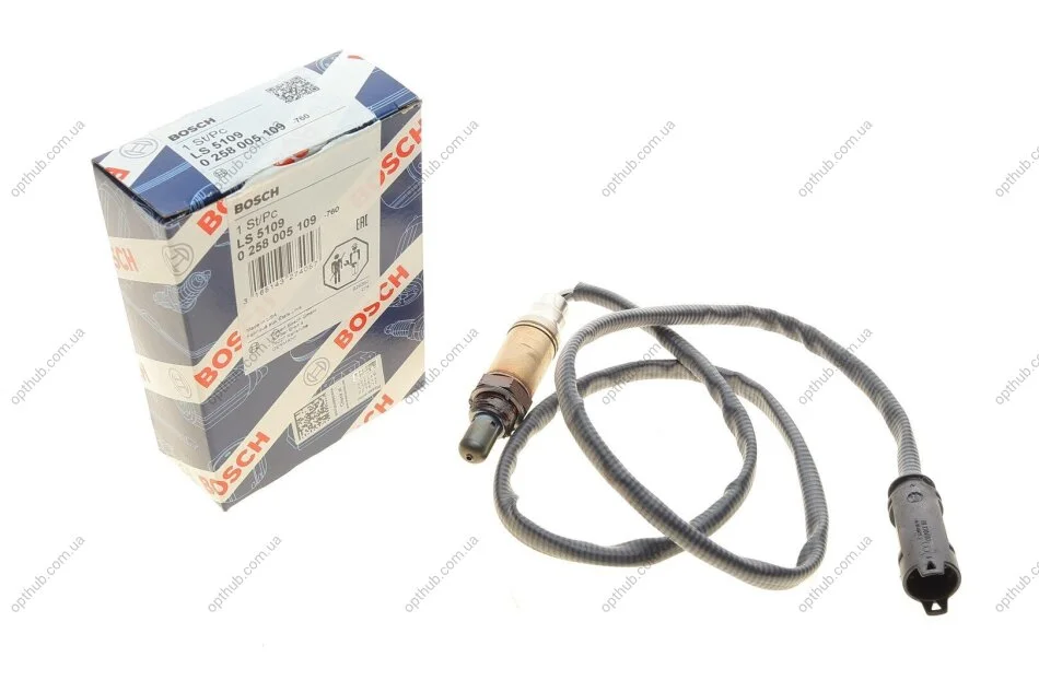 Лямбда-зонд BMW (вир-во Bosch) BOSCH 0 258 005 109 (фото 1)