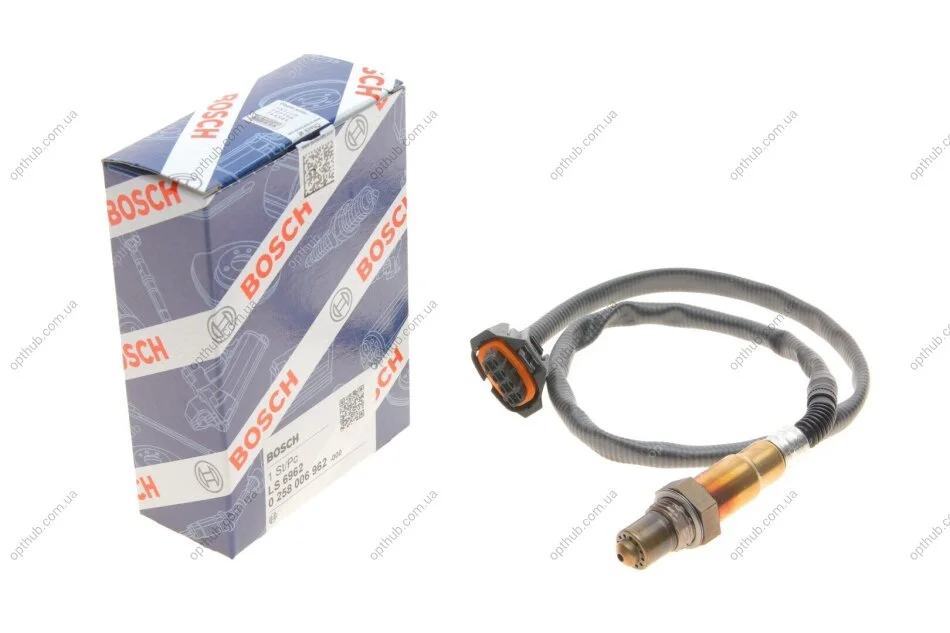 Лямбда зонд Porsche Cayenne 4.8 GTS/S/Turbo S 07-10 (opt-om) BOSCH 0 258 006 962 (фото 1)