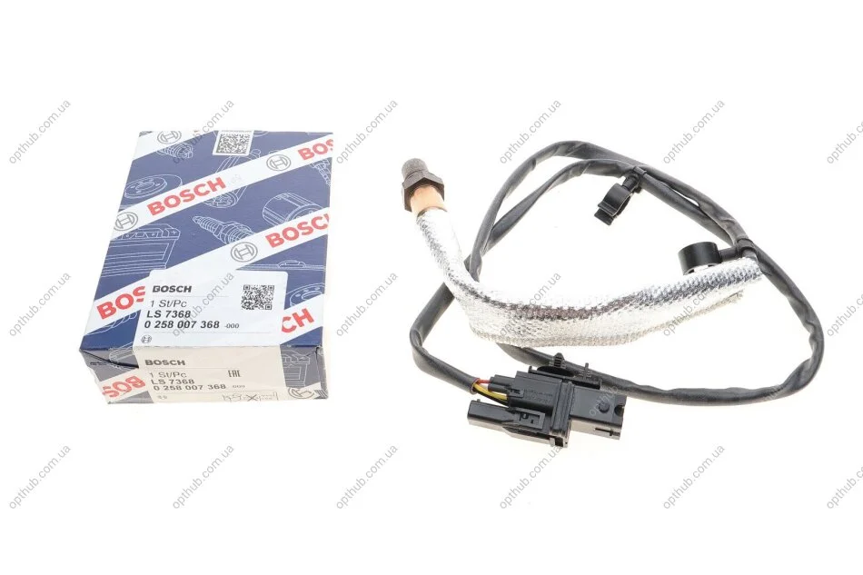 Лямбда-зонд VOLVO S60 I (384), S80 I (184), V70 II (285), XC70 CROSS COUNTRY (295), XC90 I (275) BOSCH 0 258 007 368 (фото 1)