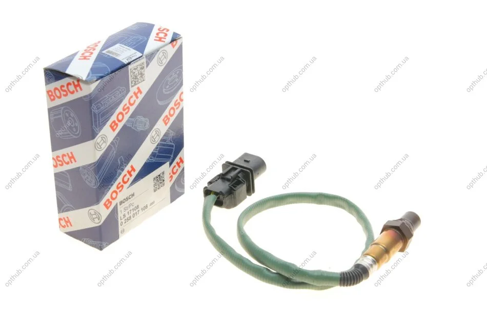 Лямбда зонд MB E-Class (W211/W212) 2.2CDI 02-08 (OM646)/G-Class (W463) 5.5 09- (M273) UA63 BOSCH 0 258 017 108 (фото 1)