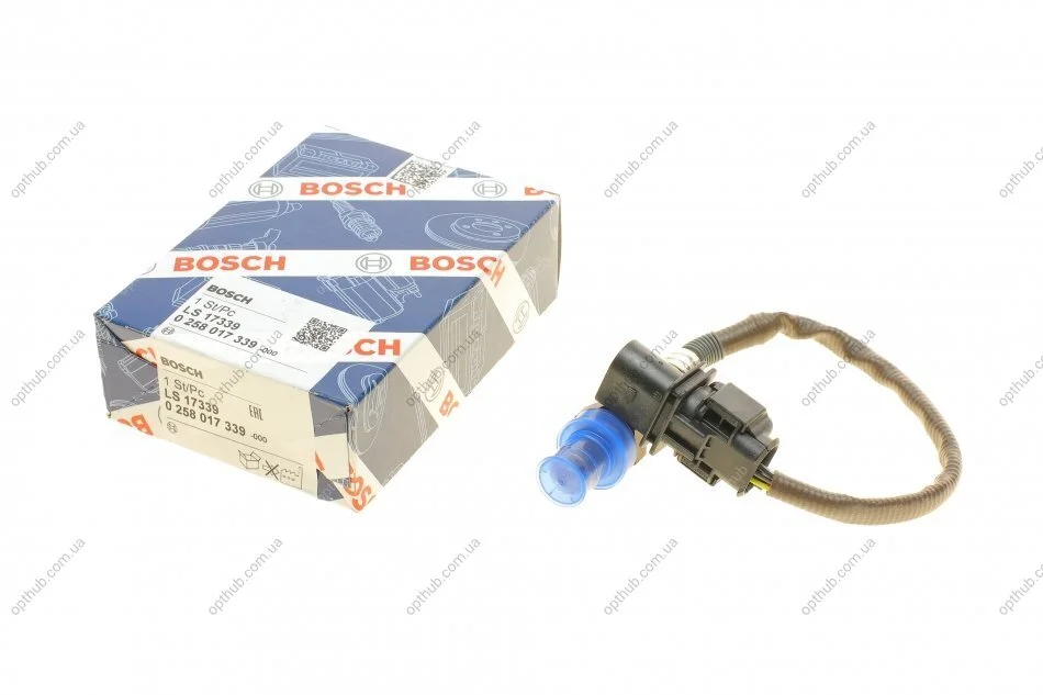 Лямбда зонд MB C-class (W204)/E-class (W212/W213) 11- (opt-om) BOSCH 0 258 017 339 (фото 1)