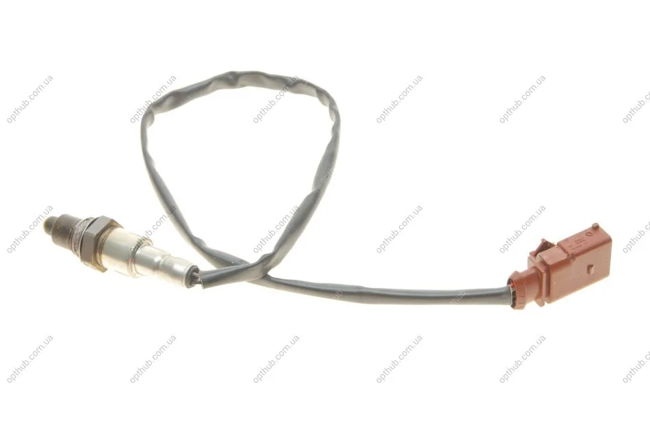 Лямбда-зонд (кількість дротів 4, 590мм) AUDI A3 SEAT IBIZA IV, IBIZA IV SC, IBIZA IV ST, LEON, LEON SC, LEON ST, TOLEDO IV SKODA FABIA III, FABIA III PRAKTIK 1.0/1.2/1.6 08.12-12.22 BOSCH 0 258 030 165 (фото 1)