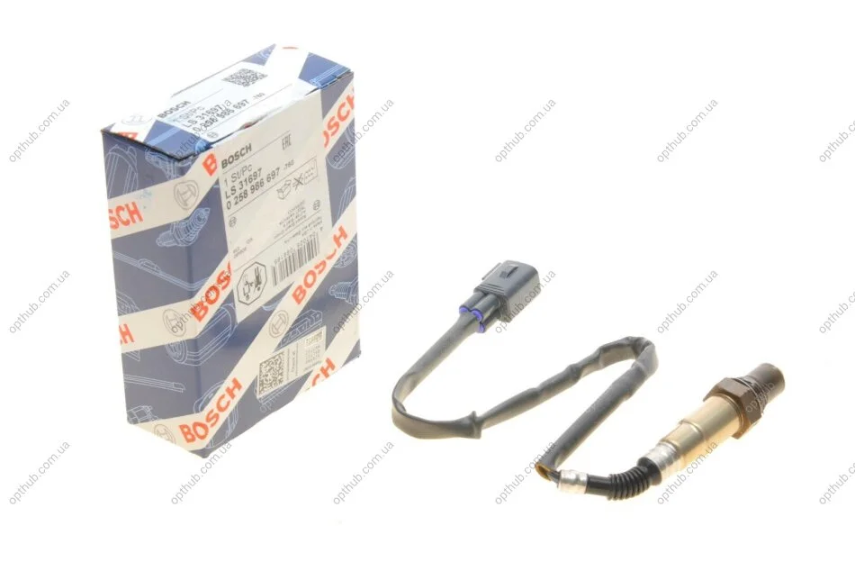 Лямбда зонд Toyota Avensis/Corolla/Subaru Justy 1.6/1.8 01-08 UA63 BOSCH 0 258 986 697 (фото 1)