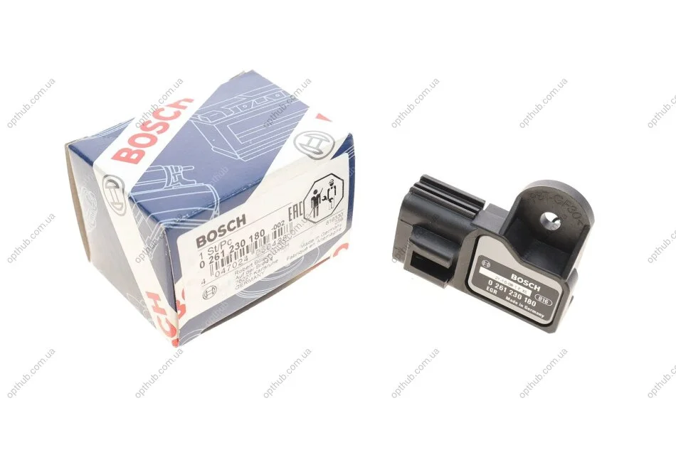 Датчик тиску у впускному газопроводі Mazda CX-7 2.5 MZR 09-13 UA63 BOSCH 0 261 230 180 (фото 1)