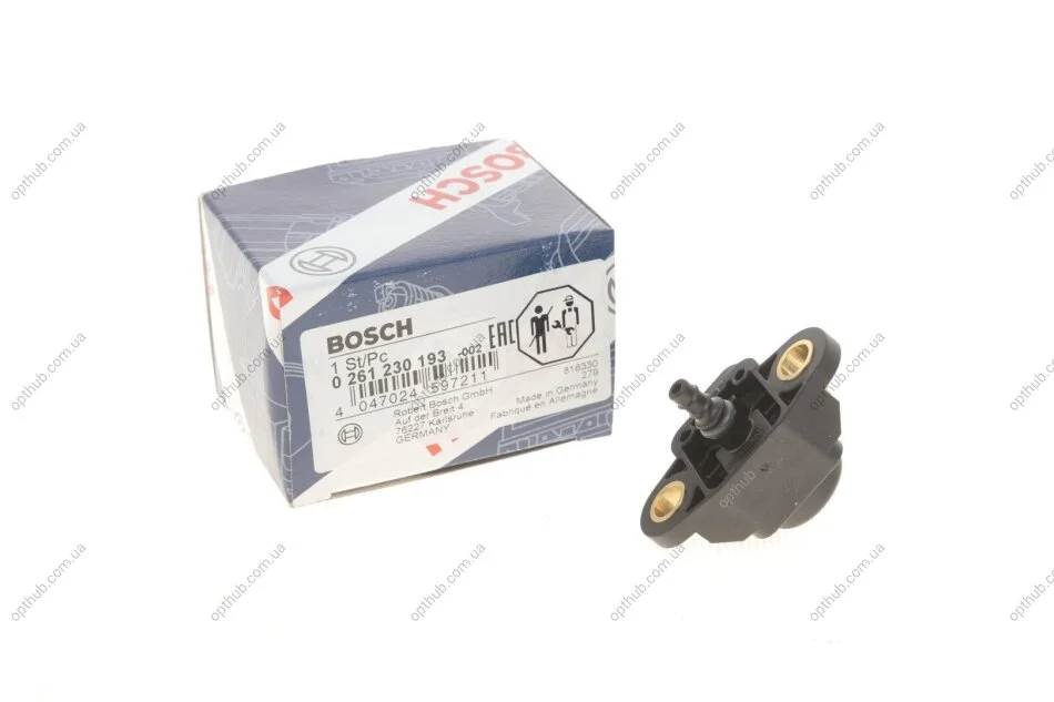 Датчик давления MB W212/639/X164/SPRINTER (пр-во Bosch) BOSCH 0 261 230 193 (фото 1)