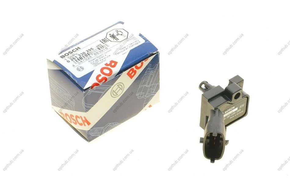 Датчик тиску наддува Ford Mondeo/S-max 2.5 06-15/Land Rover Freelander 2.2TD4 06- UA63 BOSCH 0 261 230 295 (фото 1)