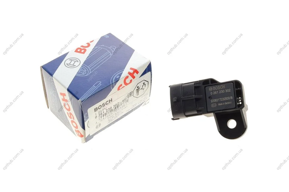 Датчик давления наддува Fiat Doblo/Opel Astra J 1.4 10- (opt-om) BOSCH 0 261 230 302 (фото 1)