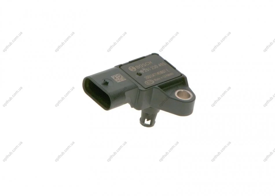 Датчик тиску у впускному колекторі FORD C-MAX II, FIESTA VII, FOCUS IV, GRAND C-MAX, PUMA, TOURNEO CONNECT V408 NADWOZIE WIELKO, TOURNEO COURIER V769, TRANSIT CONNECT V408 1.0-2.3 10.12- BOSCH 0261230495 (фото 1)