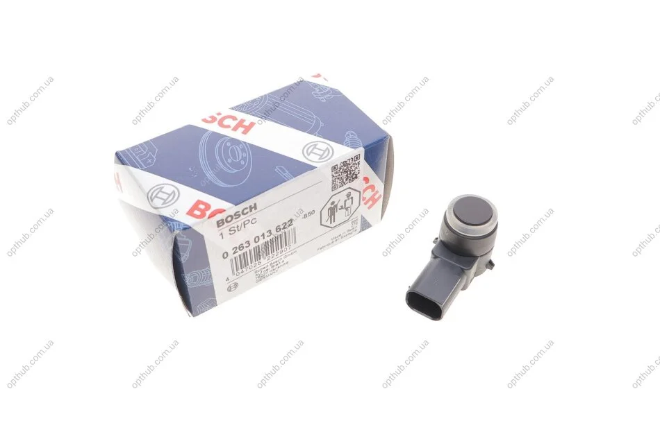 Датчик парковки (задний) Citroen C3/C4/C5/C6/Peugeot 607 01- UA63 BOSCH 0 263 013 622 (фото 1)