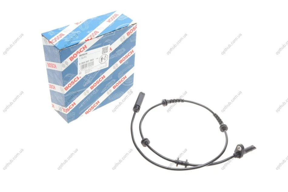 Датчик ABS (задній) BMW 7 (F01/F02/F03/F04) 3.0-6.0 08-15 (l=893mm) UA63 BOSCH 0 265 007 983 (фото 1)