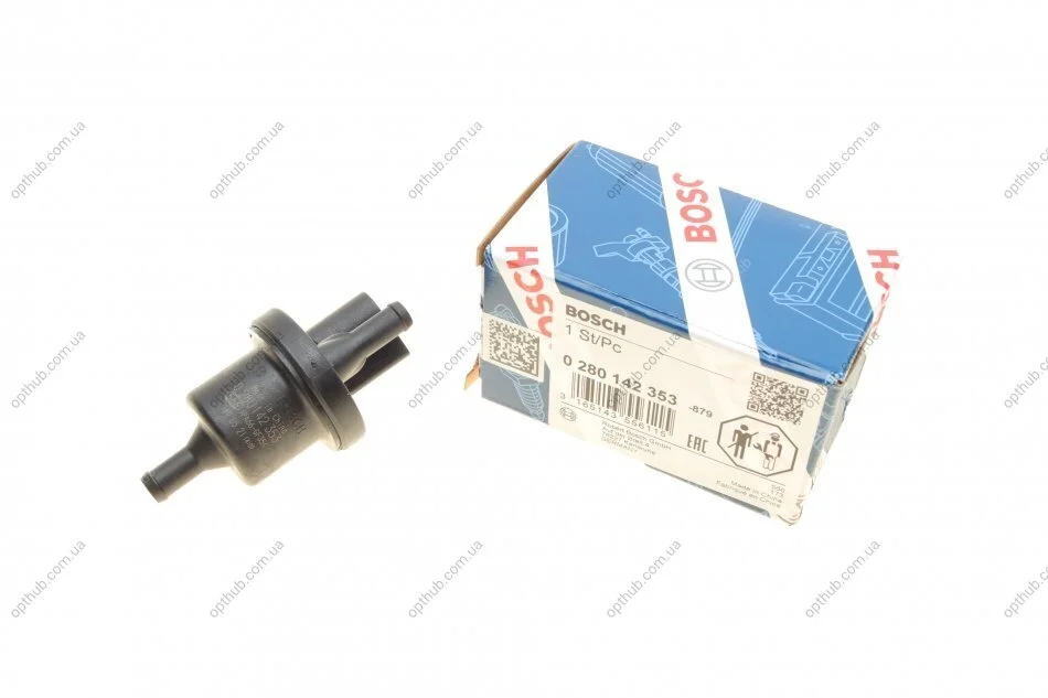 Клапан вентиляції паливного баку VW Passat 2.3 00-05/T5 3.2 03-09 UA63 BOSCH 0 280 142 353 (фото 1)