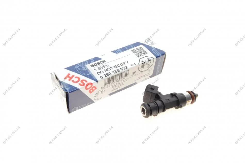 Форсунка бензинова ВАЗ (вир-во Bosch) BOSCH 0 280 158 022 (фото 1)