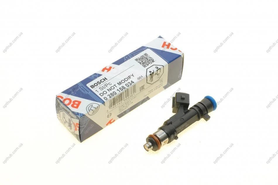 Форсунка бензинова RENAULT LOGAN 1.4/1.6i, SANDERO, LARGUS (вир-во Bosch) BOSCH 0280158034 (фото 1)