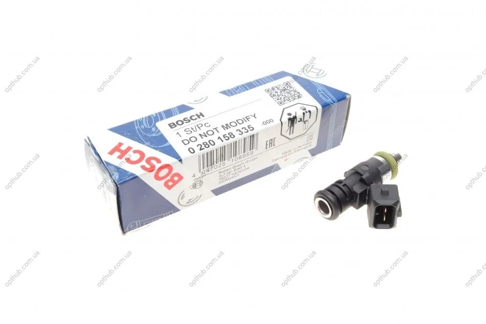 Форсунка паливна Renault Clio/Modus/Twingo 1.2 07- (opt-om) BOSCH 0 280 158 335 (фото 1)