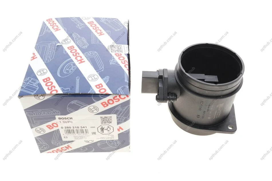 Витратомір повітря VW Golf IV/V 02-08/T5 03-09 3.2 V6 03-09 UA63 BOSCH 0 280 218 341 (фото 1)