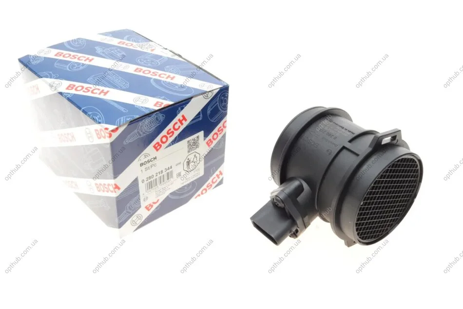 Датчик масової витрати повітря MB E-CLASS (W210, W211), S-CLASS (W220) -05 (вир-во Bosch) BOSCH 0280218344 (фото 1)