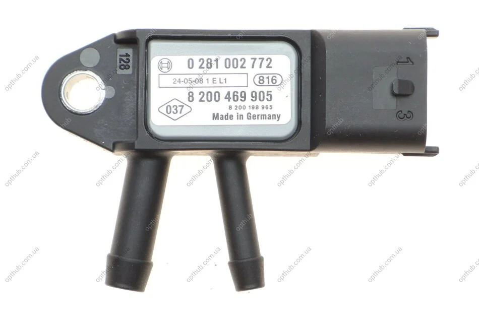 Датчик тиску вихлопних газів Renault 1.5-2.0DCi 08- (opt-om) BOSCH 0 281 002 772 (фото 1)