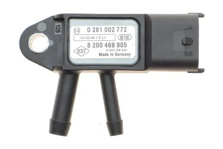 Датчик тиску вихлопних газів Renault 1.5-2.0DCi 08- (opt-om) BOSCH 0 281 002 772