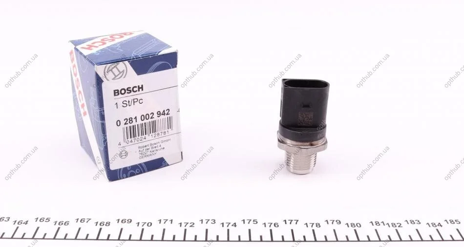 Датчик давления топлива MB Vito (W638) CDI UA63 BOSCH 0 281 002 942 (фото 1)