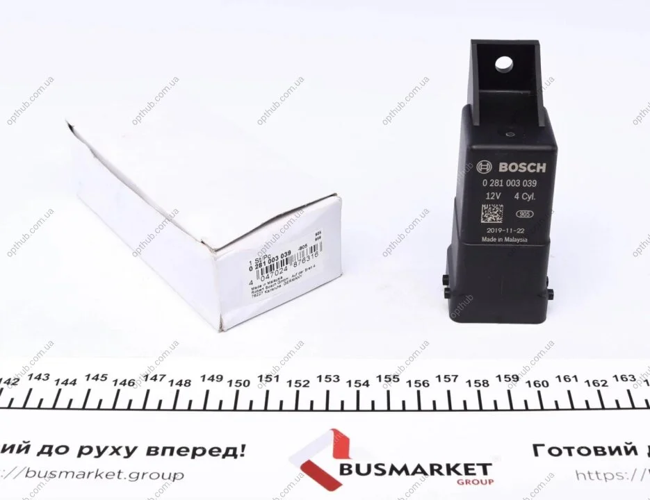 Блок кер.свічками розжарювання (вир-во Bosch) BOSCH 0 281 003 039 (фото 1)