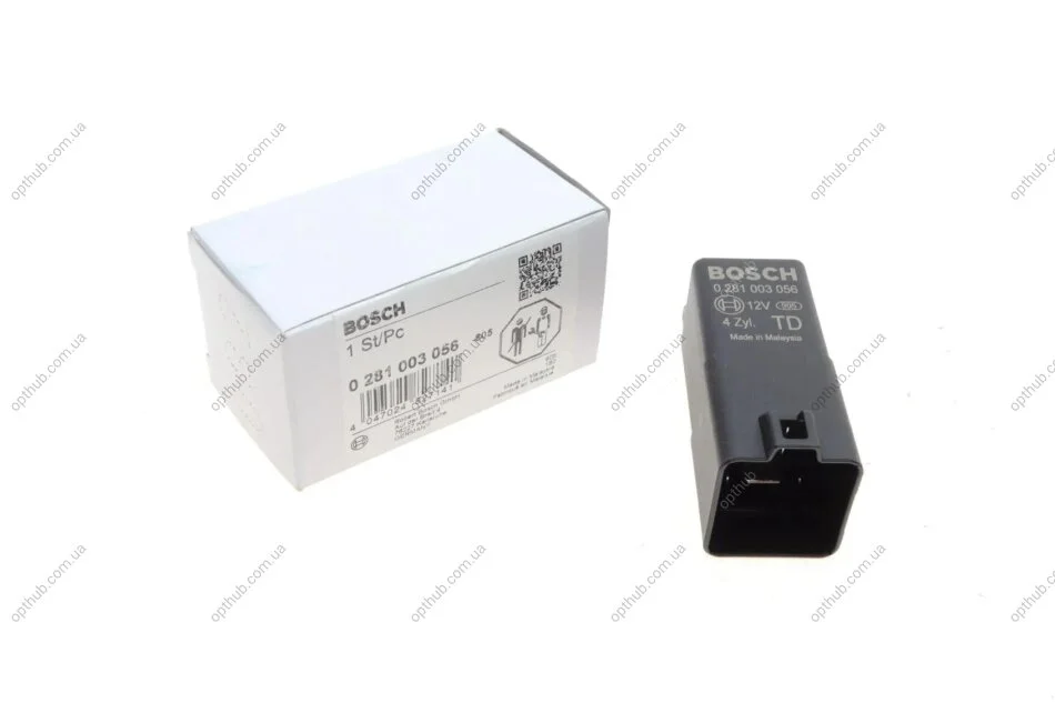Реле свічок розжарювання Honda Civic/CR-V 1.6/2.2 i-DTEC 12- (opt-om) BOSCH 0 281 003 056 (фото 1)