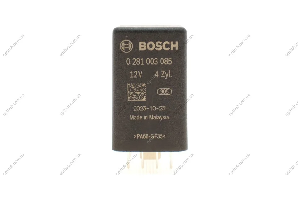 Блок управления свечами накаливания OE VAG 038907281B; MITSUBISHI 1860A499 BOSCH 0 281 003 085 (фото 1)