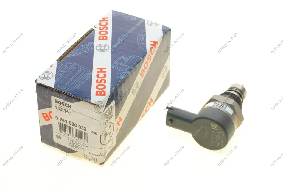 КЛАПАН РЕГУЛЮВАННЯ ТИСКУ Iveco 3.0 (вир-во) BOSCH 0 281 006 032 (фото 1)