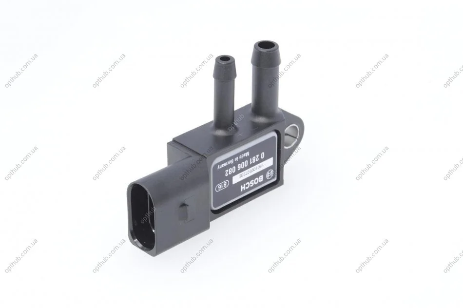 Датчик тиску вихлопних газів VW Caddy/T5/Crafter 1.6/2.0TDi 09- (вир-во) BOSCH 0281006082 (фото 1)