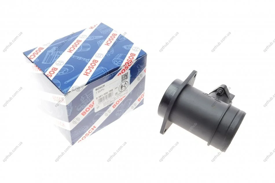 Расходомер повітря VW LT/T4 2.5TDI 00- (opt-om) BOSCH 0 281 006 755 (фото 1)