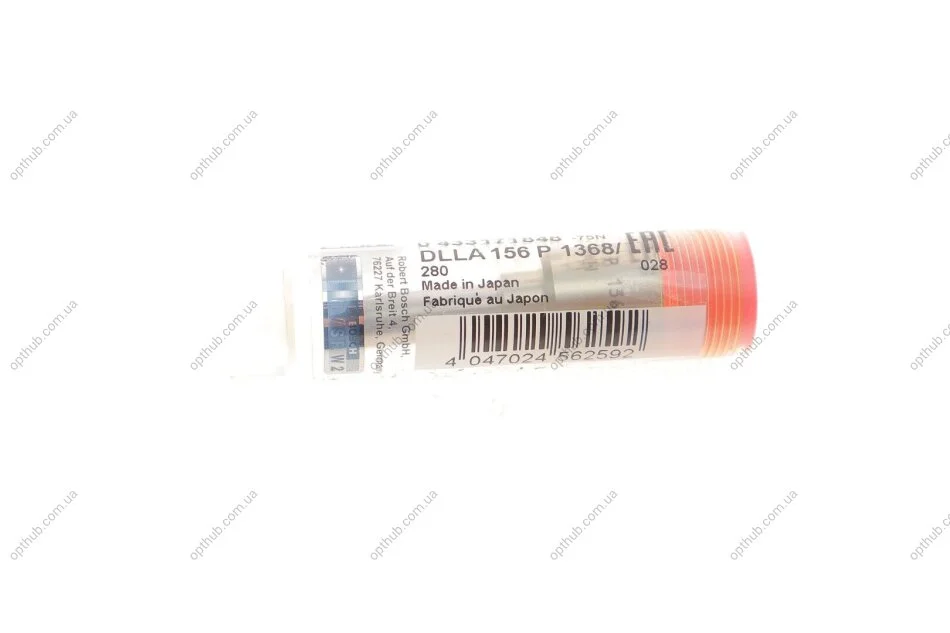 Розпилювач дизель DLLA 156 P 1368 (вир-во Bosch) BOSCH 0433171848 (фото 1)