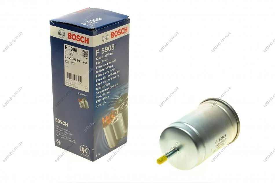 Фільтр паливний MITSUBISHI; VOLVO (вир-во Bosch) BOSCH 0 450 905 908 (фото 1)