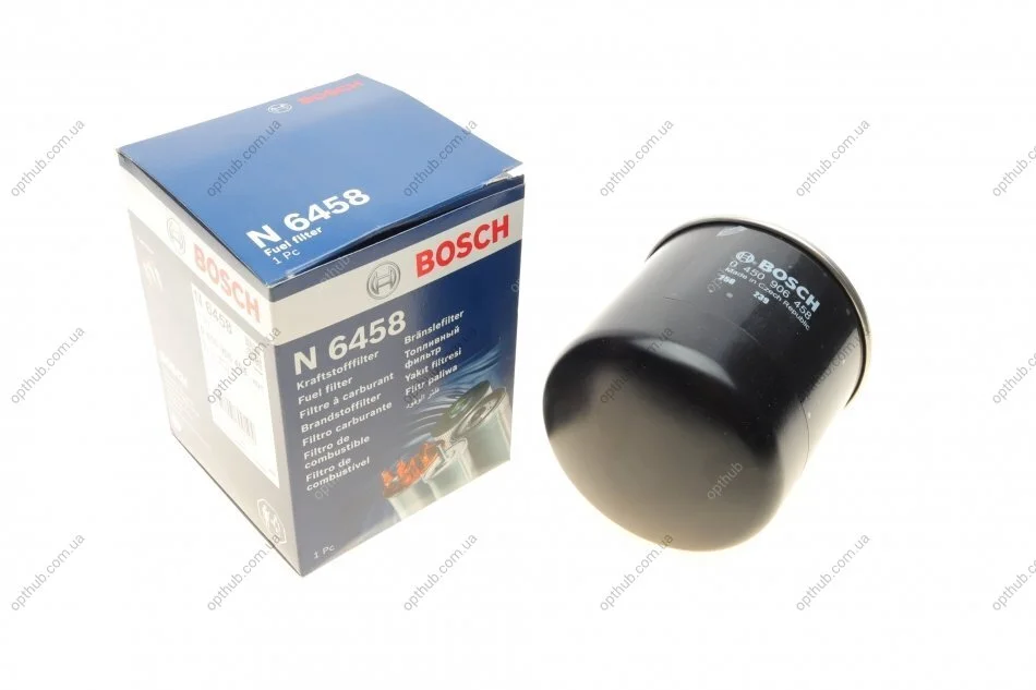 Фільтр паливний Audi A8 3.0/4.0/4.2 TDI 03-10 (opt-om) BOSCH 0 450 906 458 (фото 1)