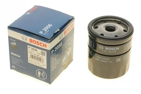 Фильтр масляный Opel 1.0-2.4i 62-00 (бензин) UA63 BOSCH 0 451 102 056