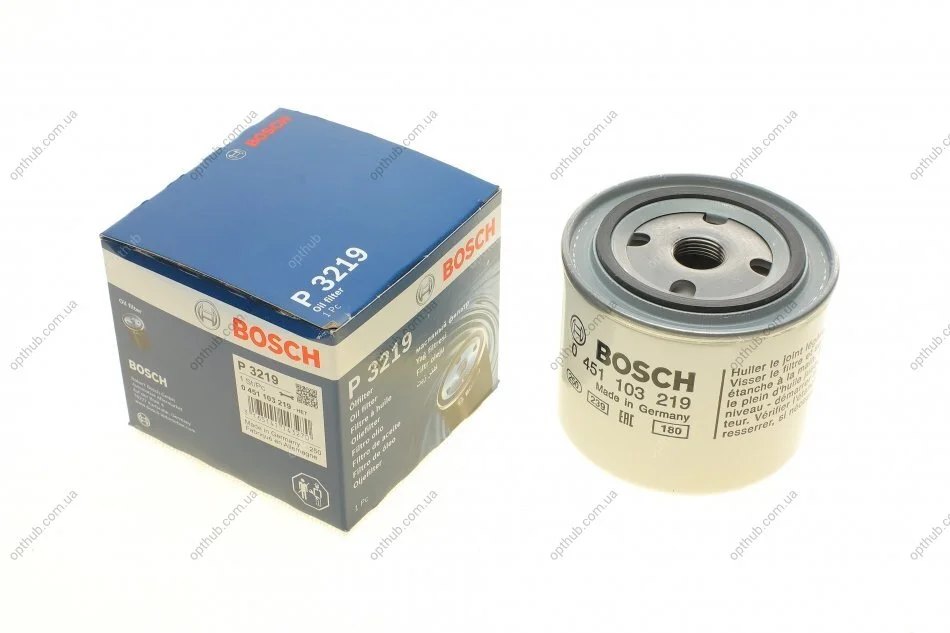 Фільтр масляний Volvo FH (вир-во Bosch) BOSCH 0 451 103 219 (фото 1)
