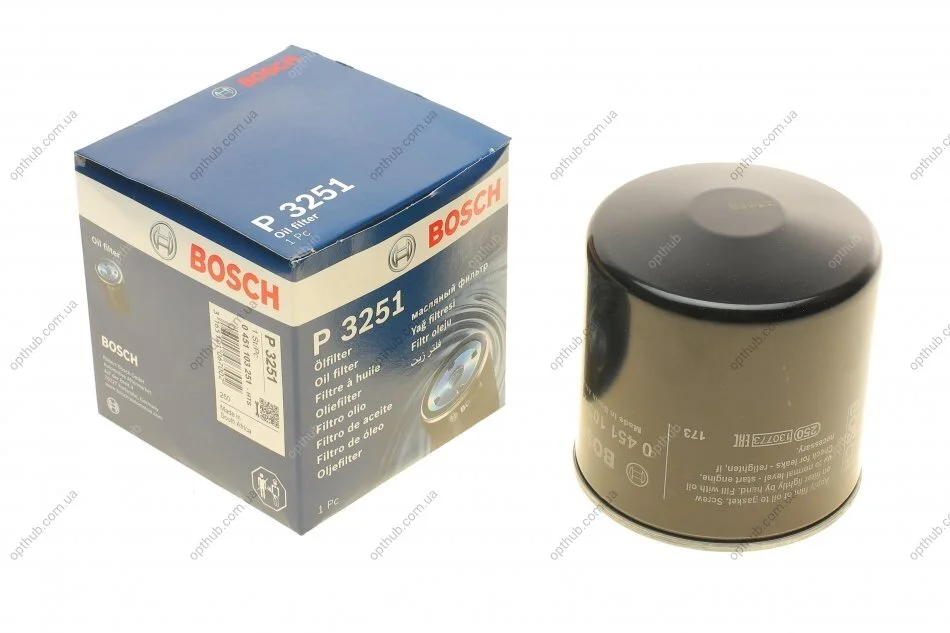 Фільтр масляний двигуна CHRYSLER, JEEP (вир-во Bosch) BOSCH 0 451 103 251 (фото 1)