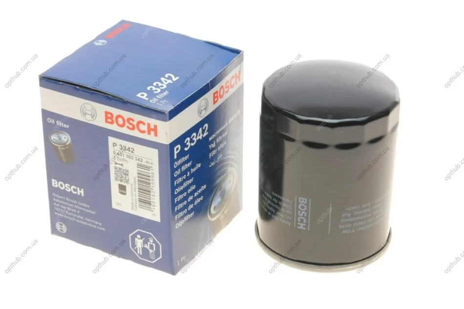 Фільтр масляний Land Rover Defender/Discovery 2.5Td5 98-16 UA63 BOSCH 0 451 103 342 (фото 1)