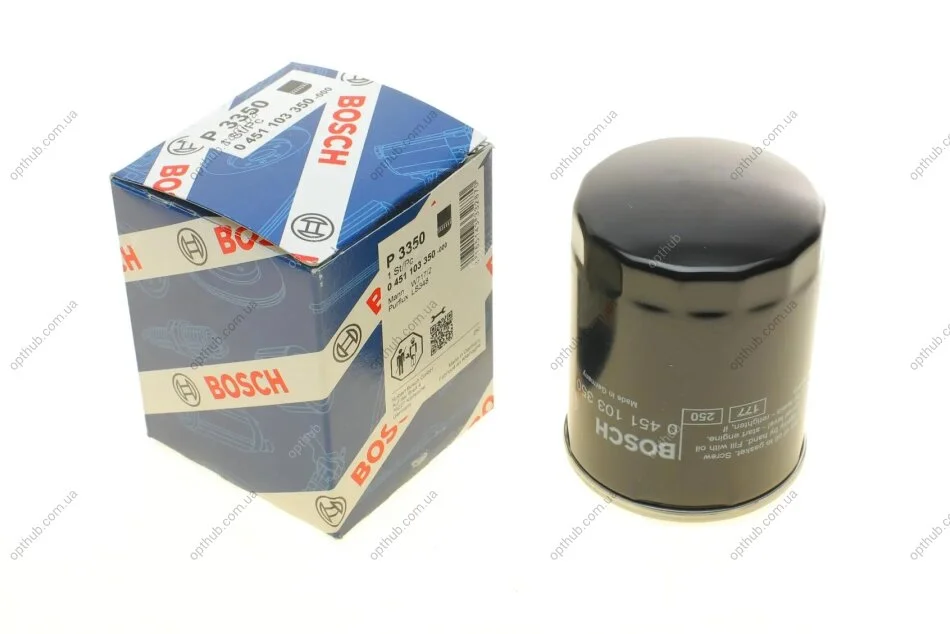 Фильтр масляный Jeep Cherokee (XJ) 2.5 TD 95-01 UA63 BOSCH 0 451 103 350 (фото 1)